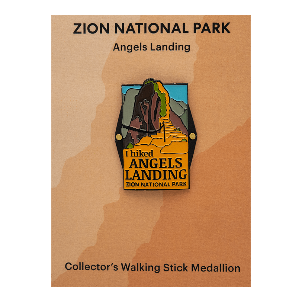 ZI-5 Hiking Staff Medallion Stocknagel-Zion NP-Kolob Arch 