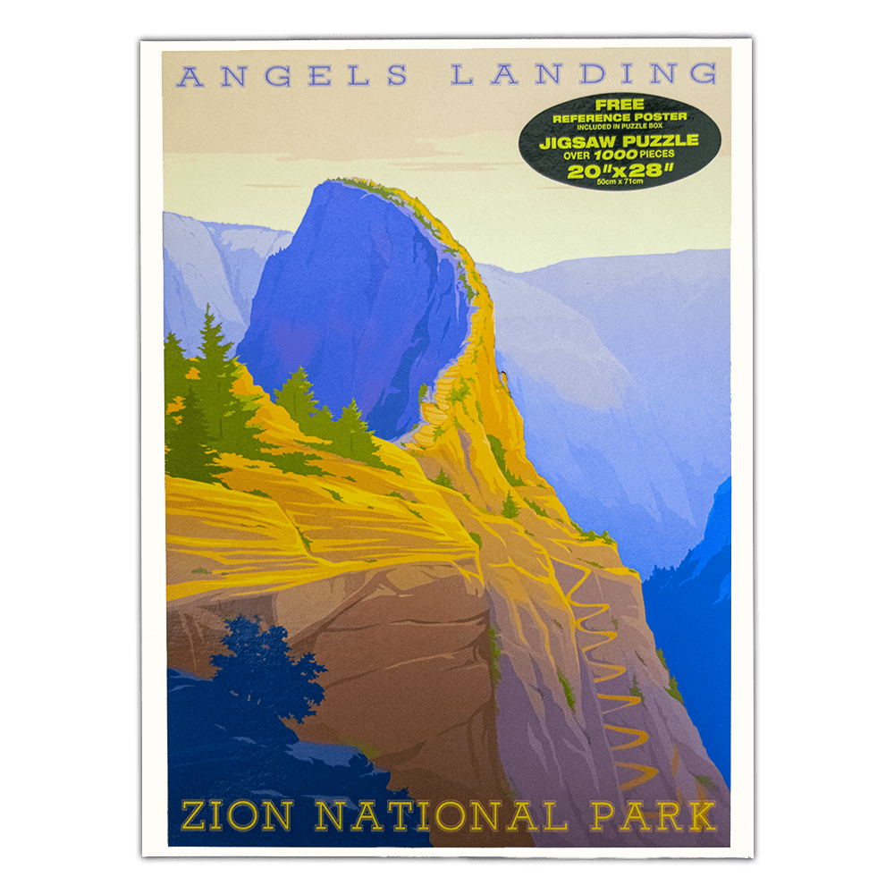 Puzzle Retro Ranger Angels Landing - Zion National Park Forever Project
